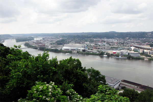 view from the outdoor observation deck